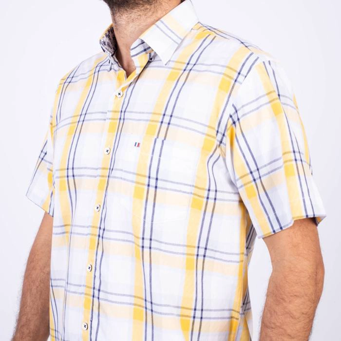 CAMISA MANGA CORTA ALGODÓN HOMBRE PIERRE CARDIN - 5