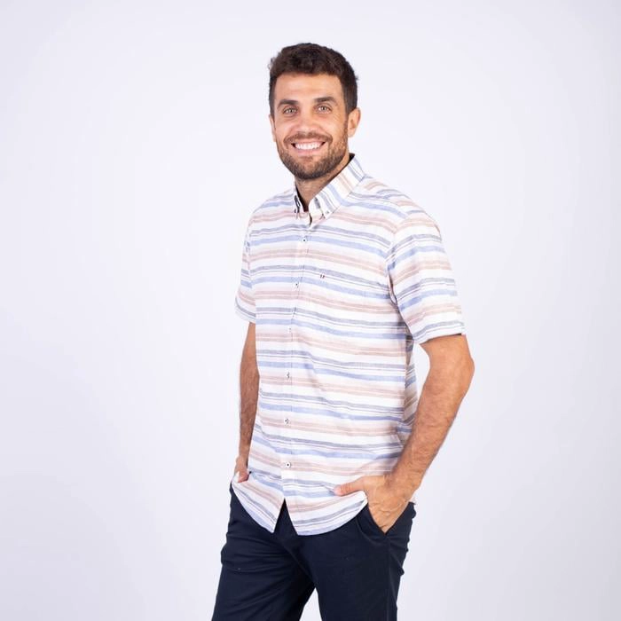 CAMISA MANGA CORTA ALGODÓN HOMBRE PIERRE CARDIN - 2