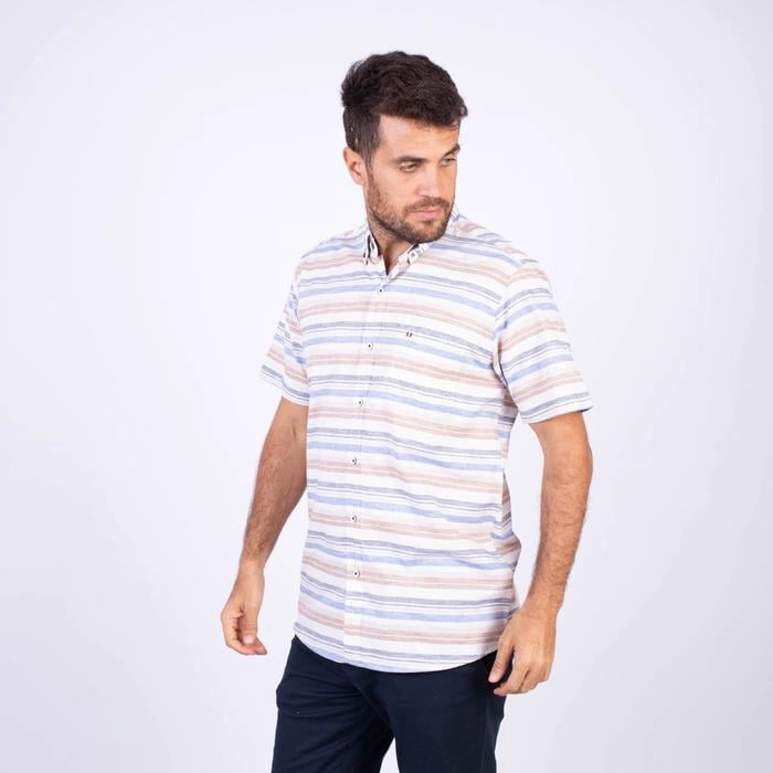 CAMISA MANGA CORTA ALGODÓN HOMBRE PIERRE CARDIN - 3