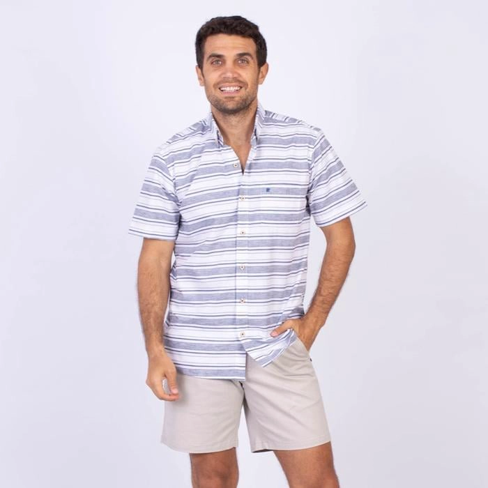 CAMISA MANGA CORTA ALGODÓN HOMBRE PIERRE CARDIN - 1