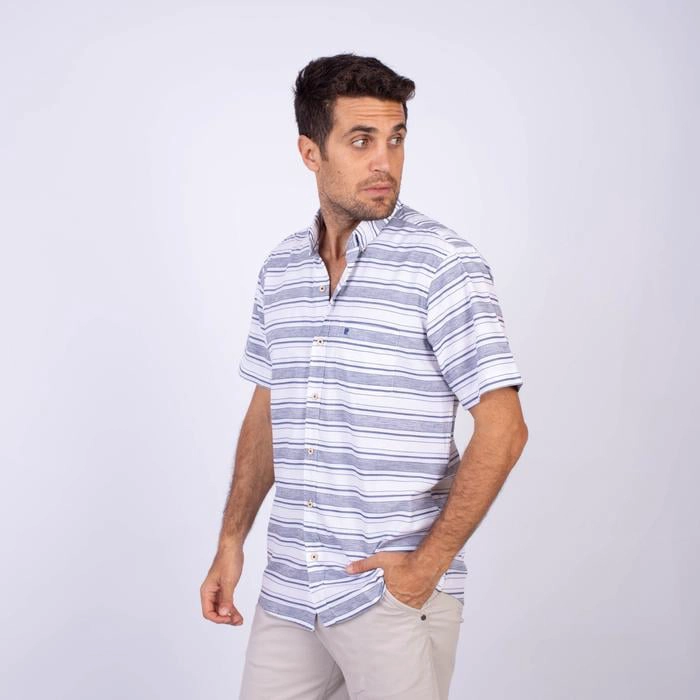 CAMISA MANGA CORTA ALGODÓN HOMBRE PIERRE CARDIN - 3