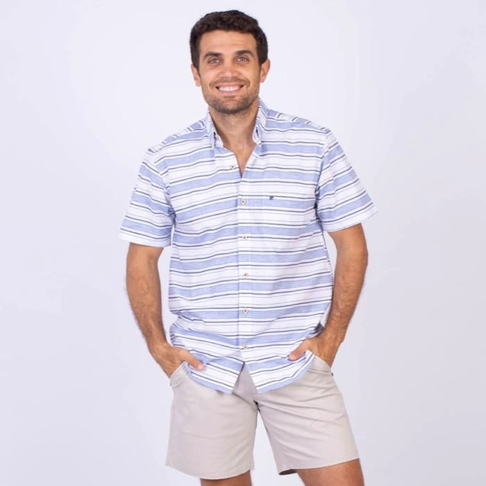 CAMISA MANGA CORTA ALGODÓN HOMBRE PIERRE CARDIN - 1