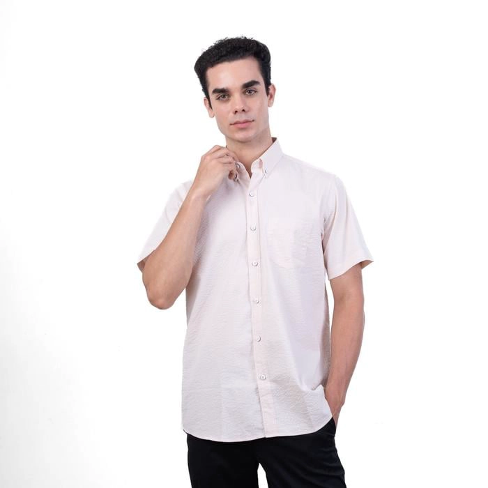 CAMISA MANGA CORTA ALGODÓN HOMBRE PIERRE CARDIN - 1