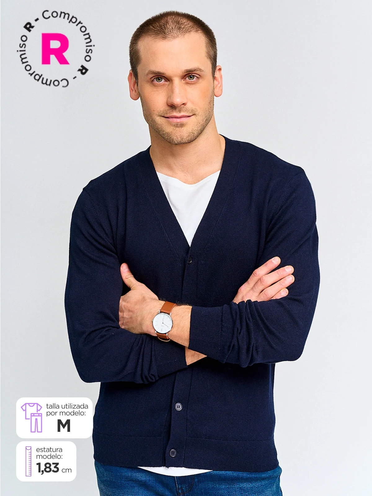 CARDIGAN HOMBRE CACHAREL - 1
