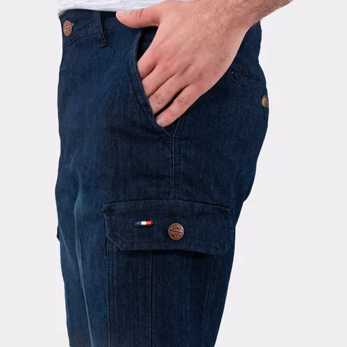BERMUDA ALGODÓN HOMBRE PIERRE CARDIN DENIM CARGO - 2