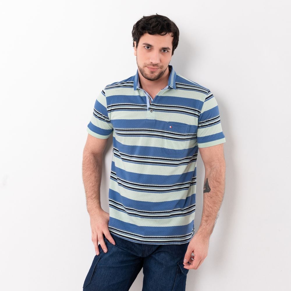 POLO MANGA CORTA HOMBRE PIERRE CARDIN BOX JERSEY PC-6292POO - 1
