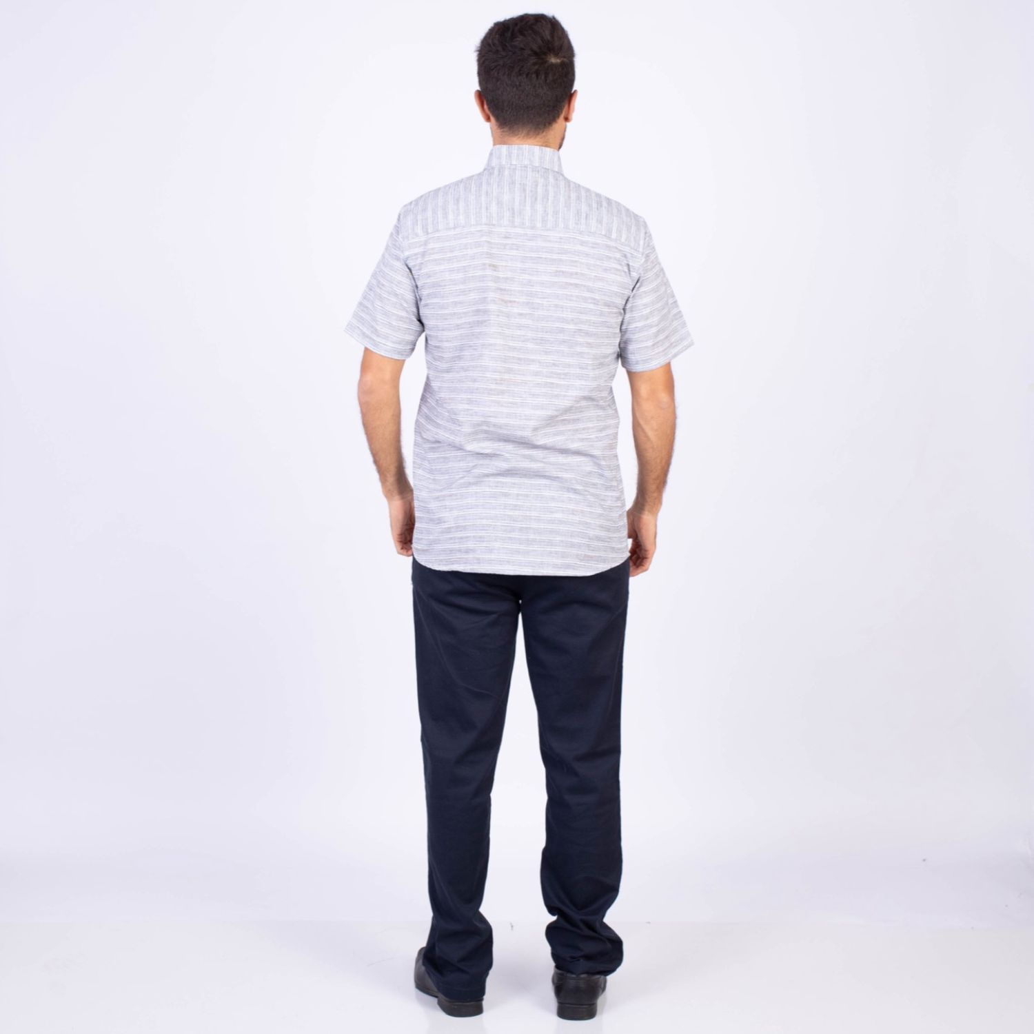 CAMISA MANGA CORTA HOMBRE PIERRE CARDIN ETQ LINEN COLLECTION PC-62417CAA - 7