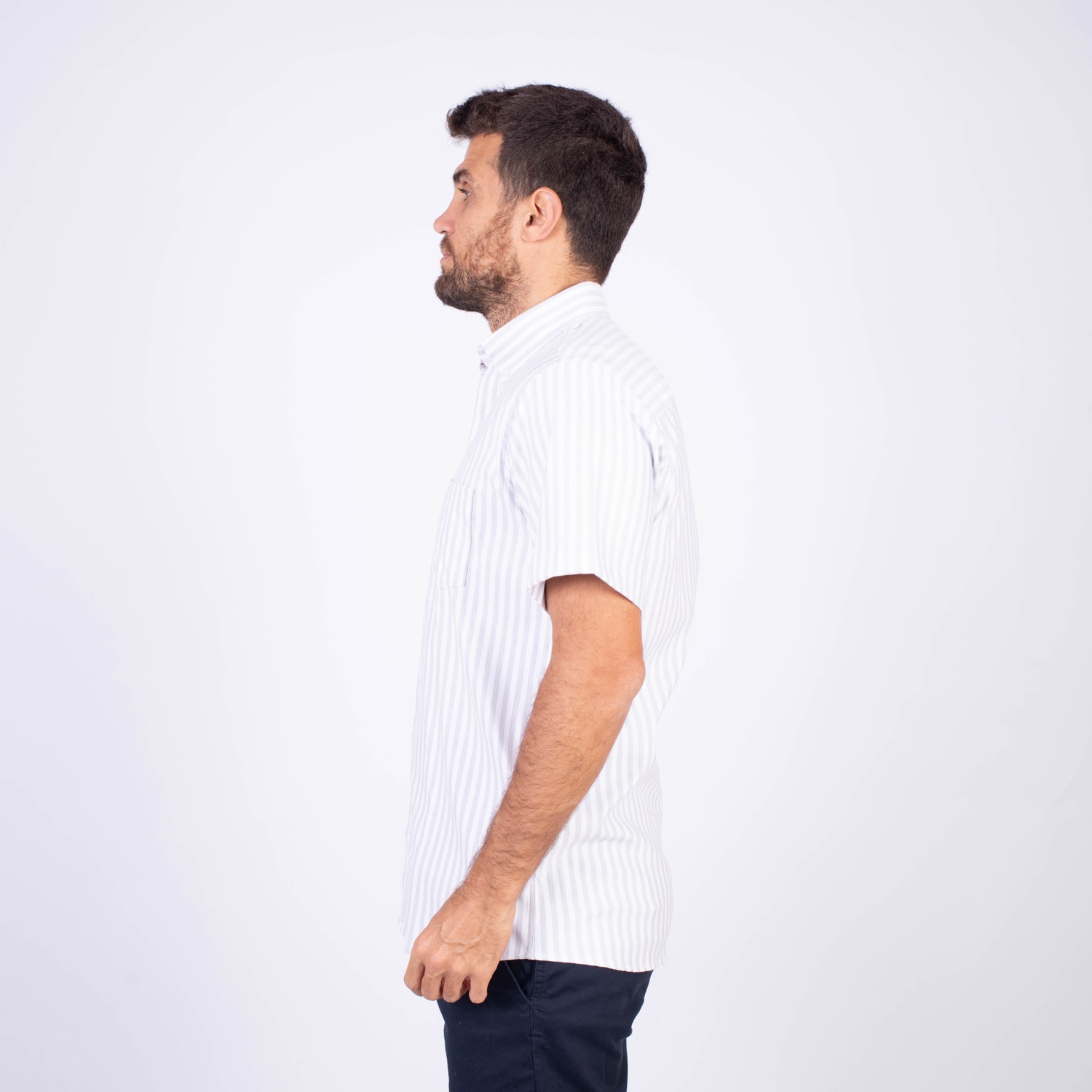 CAMISA MANGA CORTA HOMBRE PIERRE CARDIN ETQ AZUL PC-62602CAA - 4