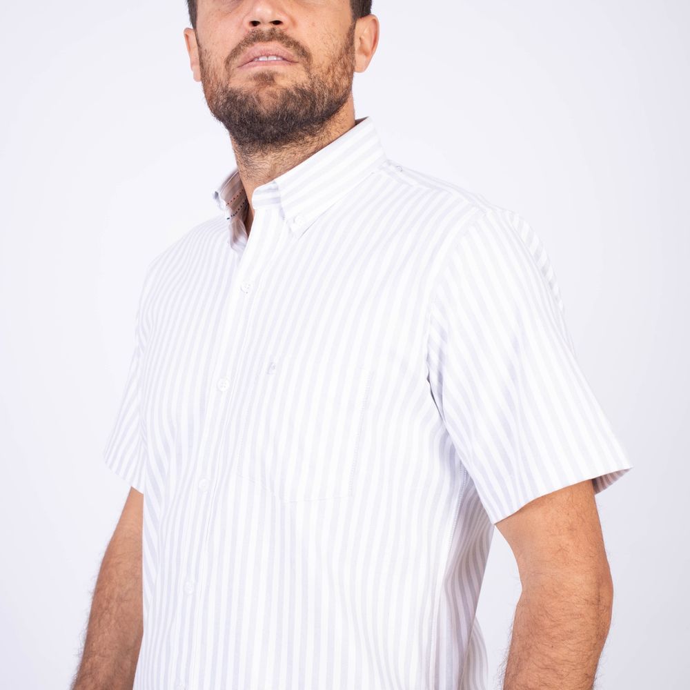 CAMISA MANGA CORTA HOMBRE PIERRE CARDIN ETQ AZUL PC-62602CAA - 5