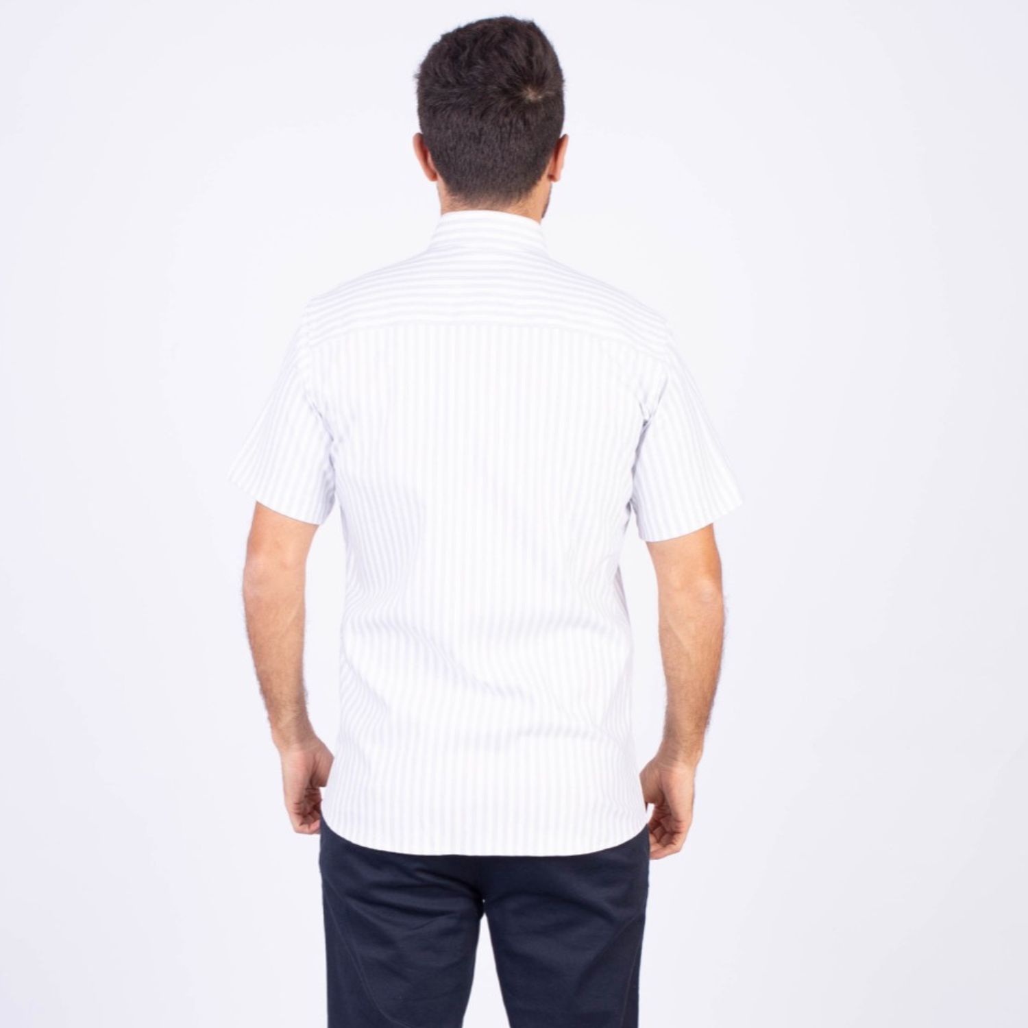 CAMISA MANGA CORTA HOMBRE PIERRE CARDIN ETQ AZUL PC-62602CAA - 6