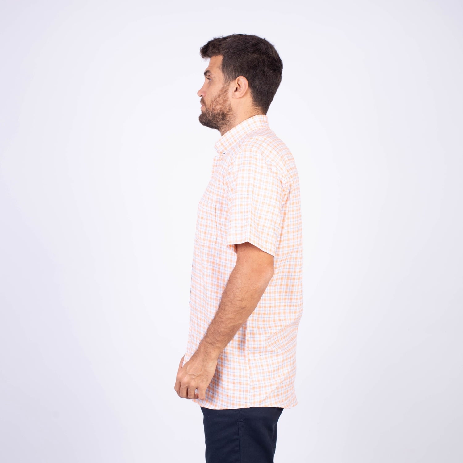 CAMISA MANGA CORTA HOMBRE PIERRE CARDIN ETQ AZUL PC-62630CAA - 3