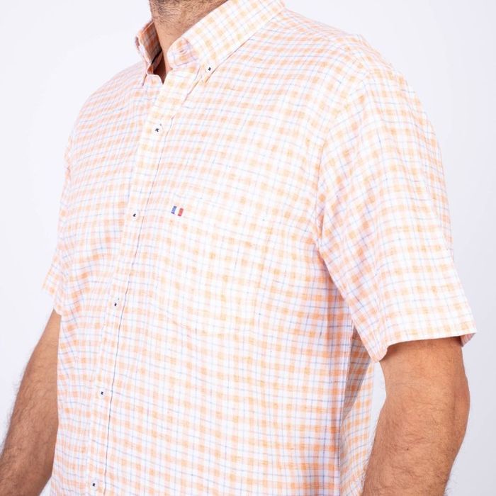 CAMISA MANGA CORTA HOMBRE PIERRE CARDIN ETQ AZUL PC-62630CAA - 4
