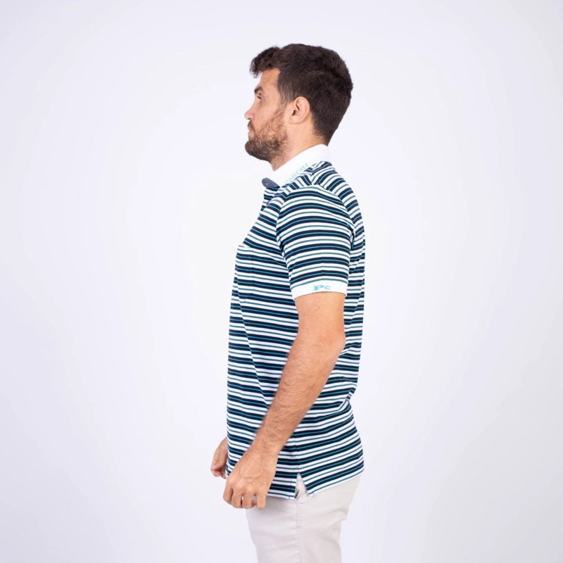 POLO MANGA CORTA HOMBRE PIERRE CARDIN BOX PIQUE LISTADO PC-6208POO - 4