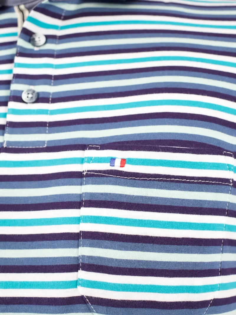 POLO MANGA CORTA ALGODÓN HOMBRE PIERRE CARDIN JERSEY LISTADO - 4