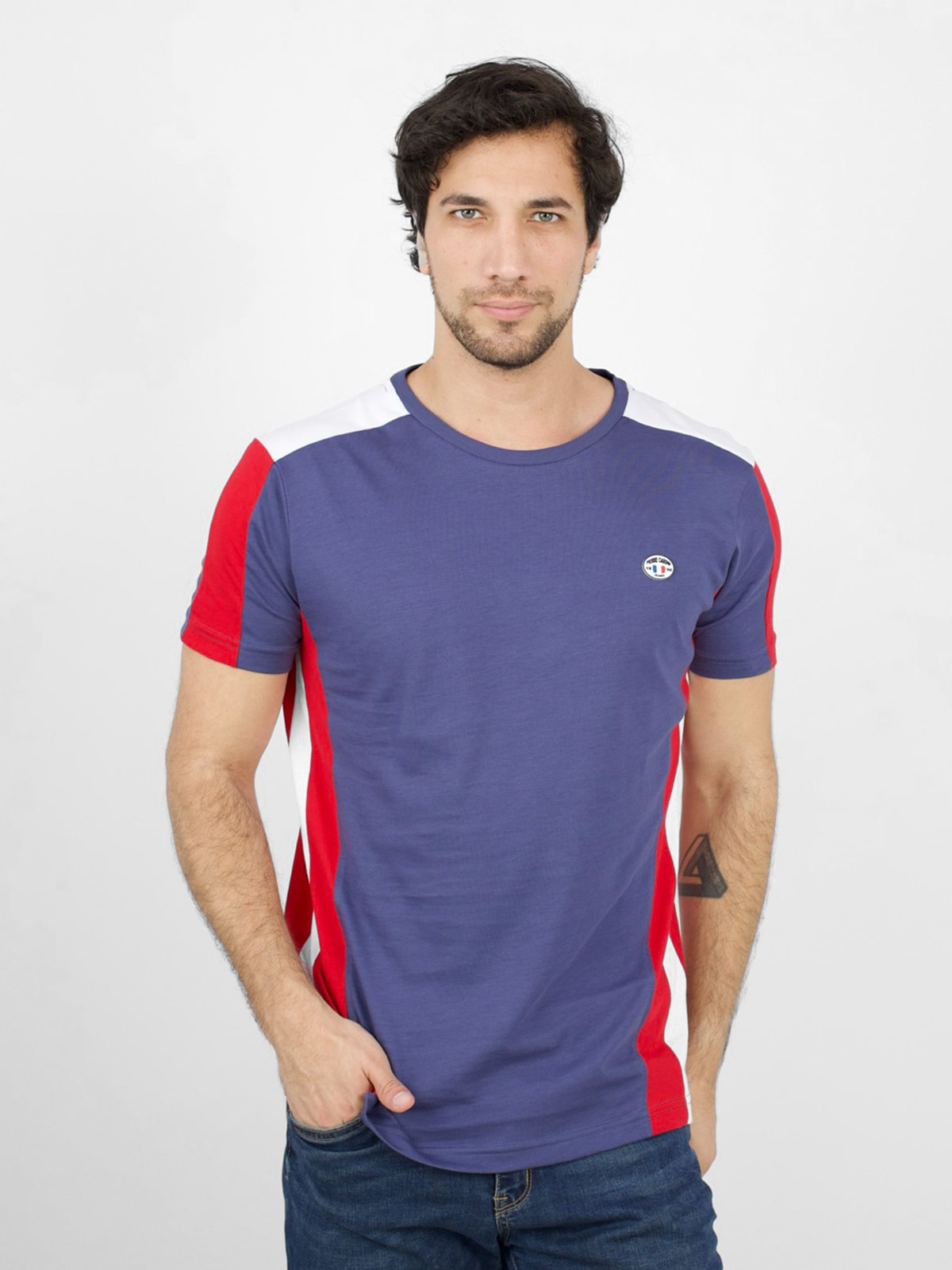 POLO MANGA CORTA HOMBRE PIERRE CARDIN CUELLO REDONDO - 1