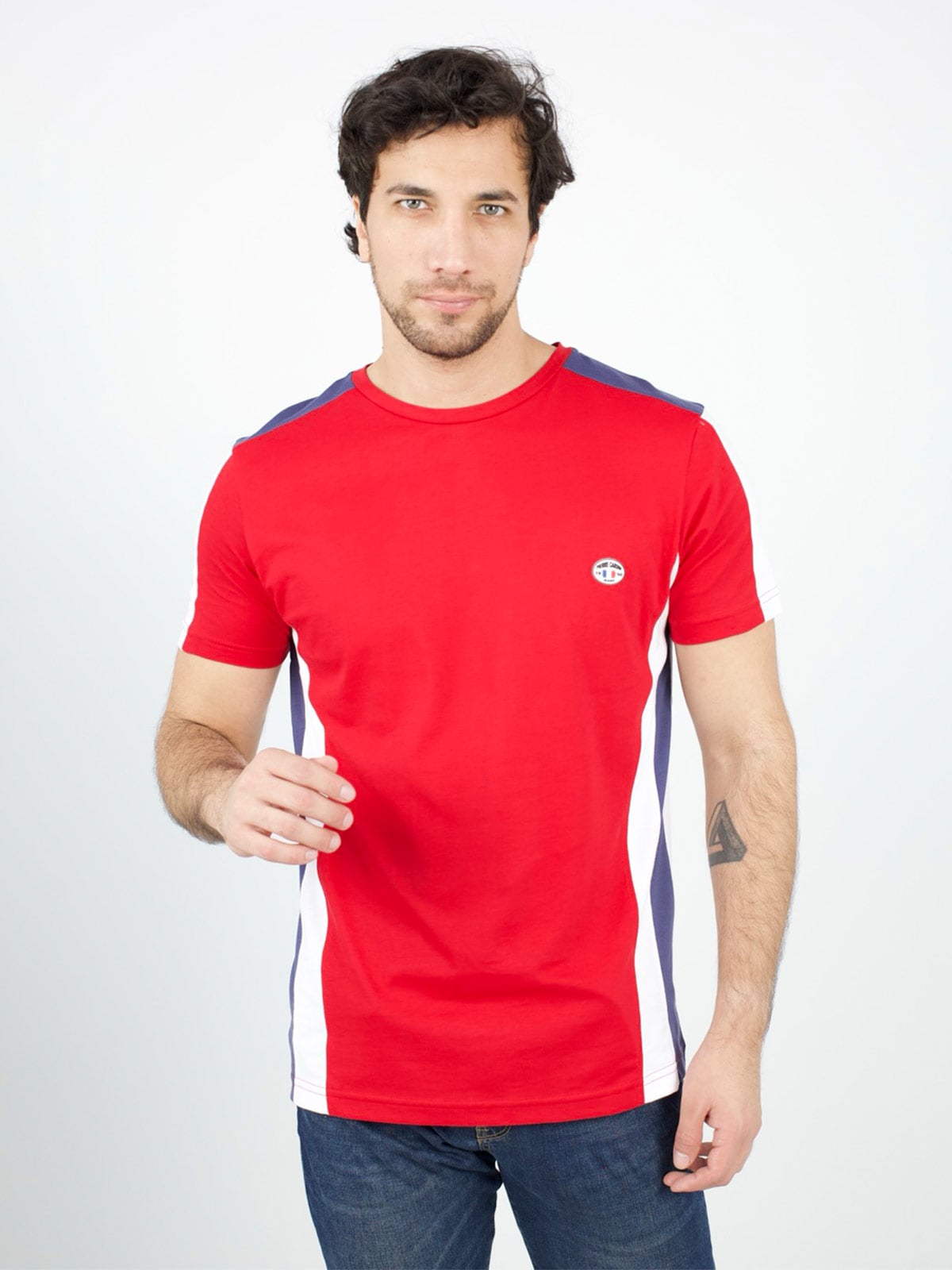 POLO MANGA CORTA HOMBRE PIERRE CARDIN CUELLO REDONDO - 1