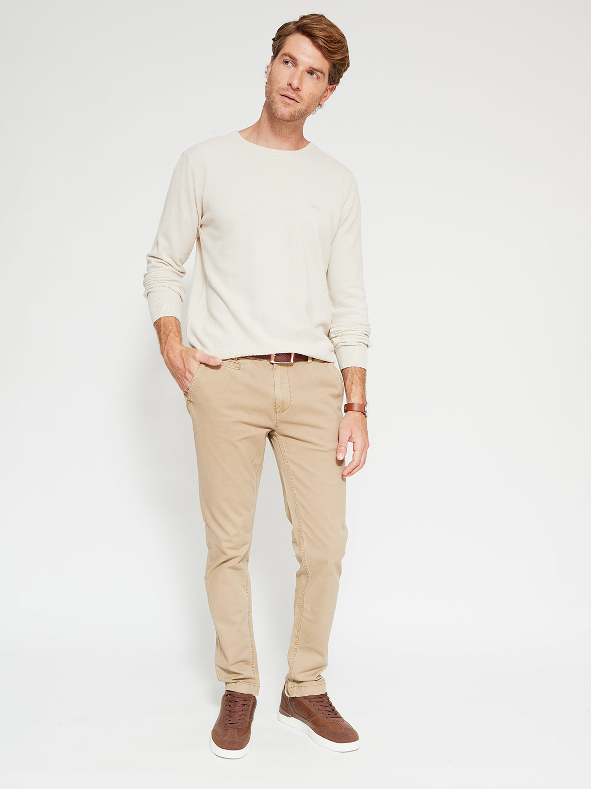 SWEATER HOMBRE NAVIGATA BÁSICO CUELLO REDONDO CN BAS - 4