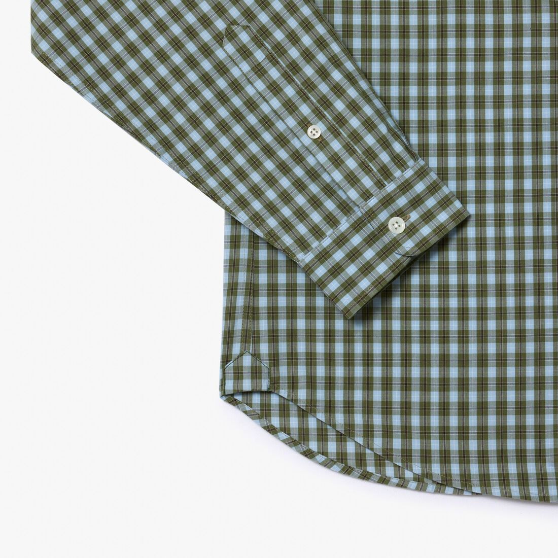 CAMISA MANGA LARGA HOMBRE LACOSTE CH6981 VERDE - 3