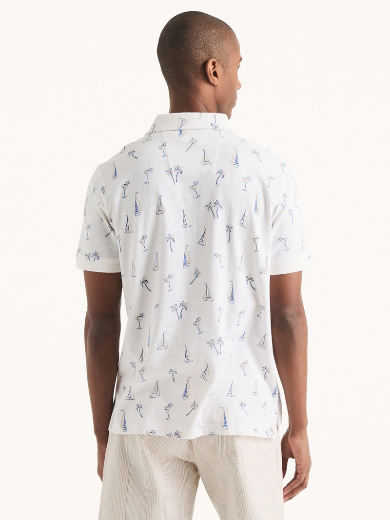 POLO MANGA CORTA HOMBRE NAUTICA KR5607-1BW - 2