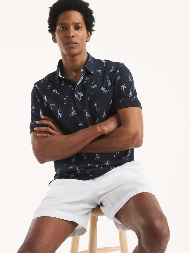 POLO MANGA CORTA HOMBRE NAUTICA KR5607 -4VN - 4