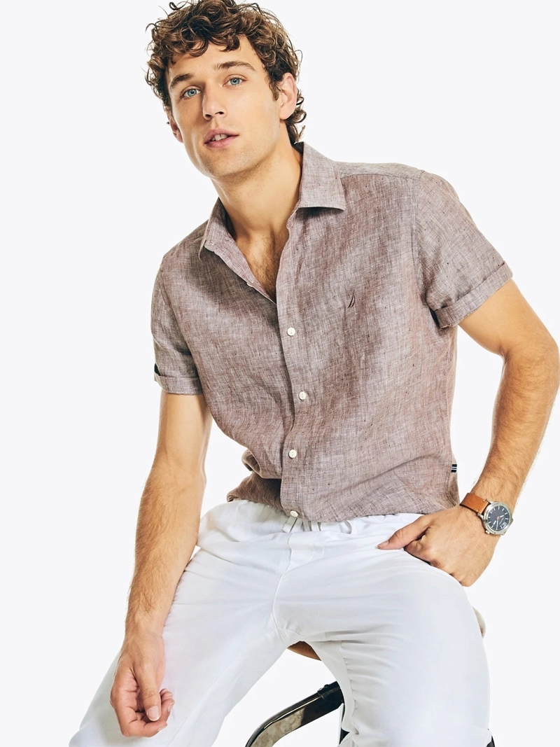 CAMISA MANGA CORTA HOMBRE NAUTICA W35009-2MU - 3