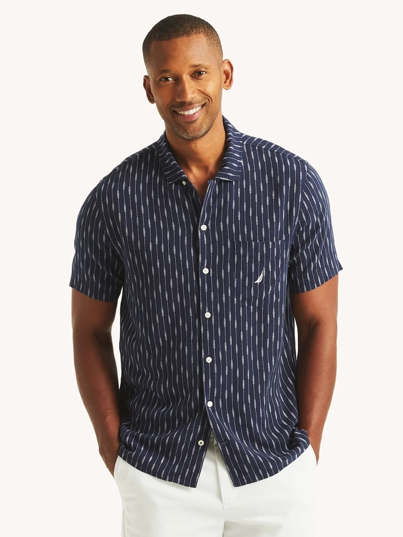 CAMISA MANGA CORTA HOMBRE NAUTICA W48502-4MB - 1