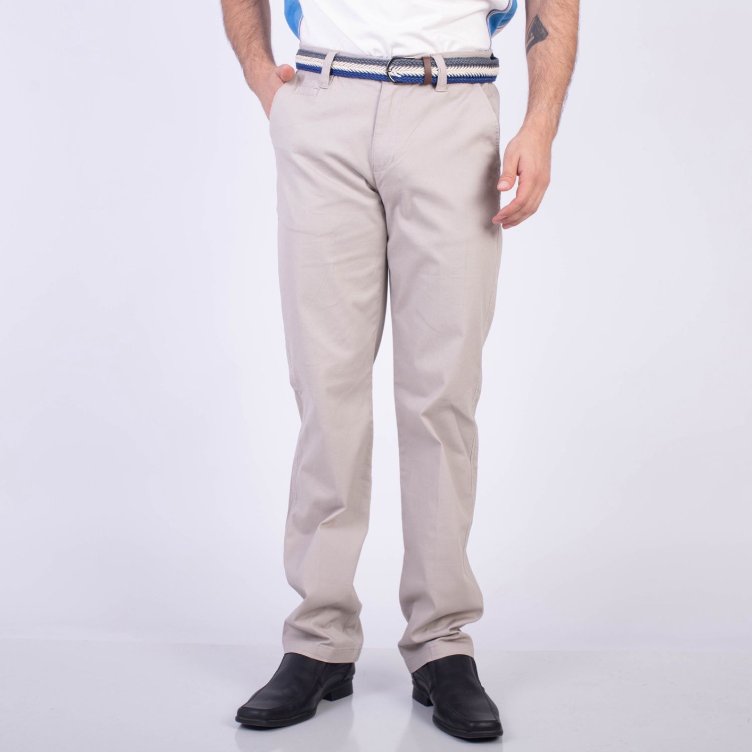 PANTALÓN DRILL HOMBRE PIERRE CARDIN STRETCH PC-6289PAA - 1