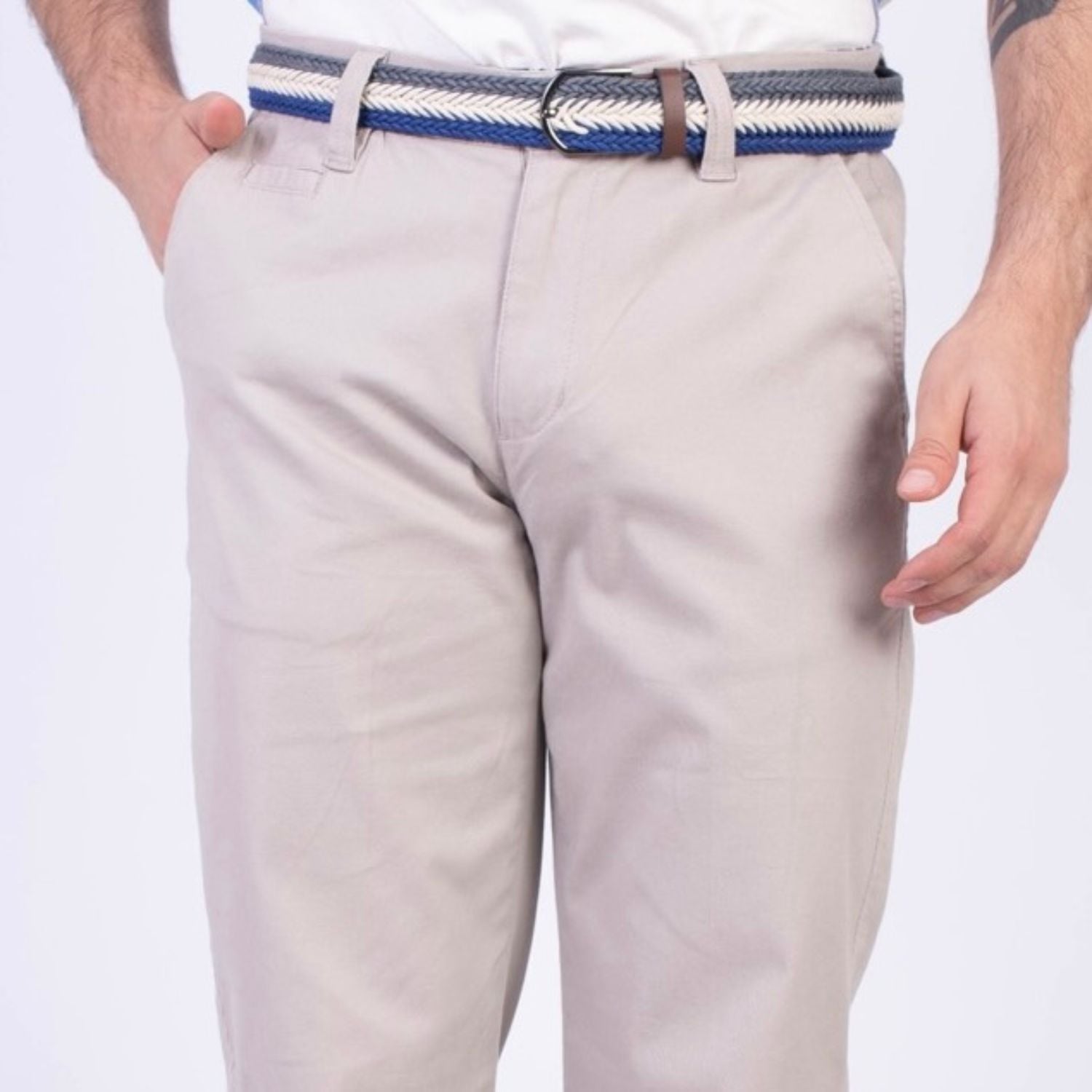 PANTALÓN DRILL HOMBRE PIERRE CARDIN STRETCH PC-6289PAA - 2