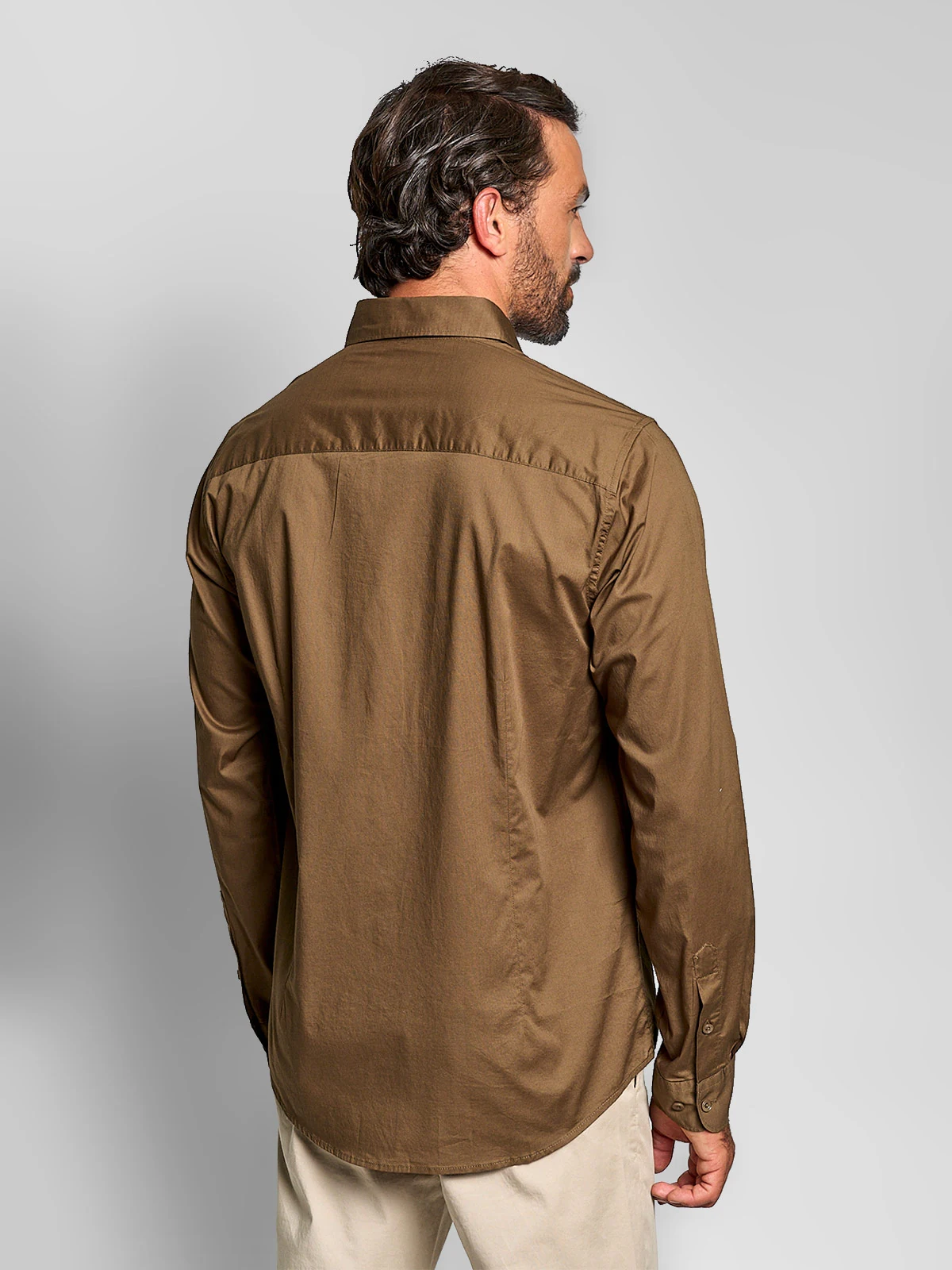 CAMISA MANGA LARGA ALGODÓN HOMBRE SPAVALDI - 2