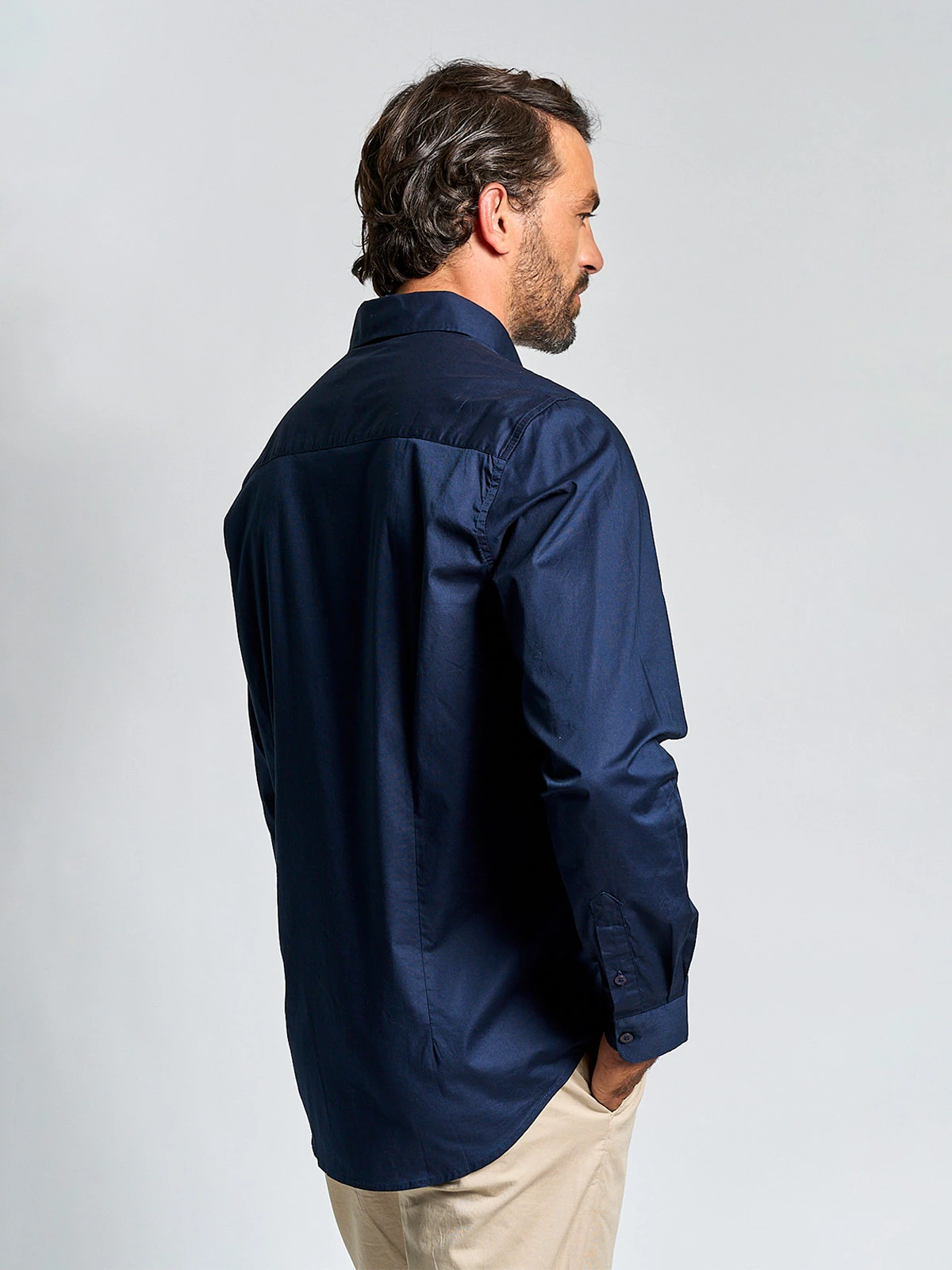 CAMISA MANGA LARGA ALGODÓN HOMBRE SPAVALDI - 2