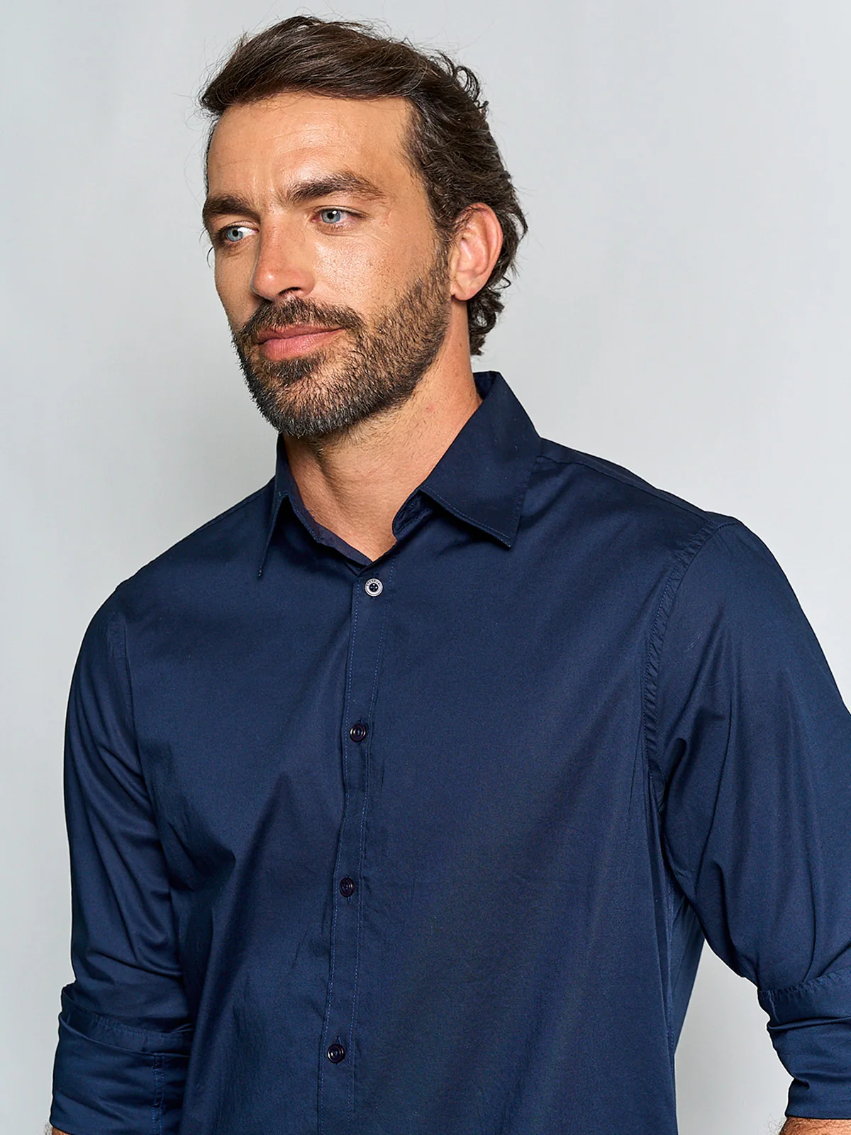 CAMISA MANGA LARGA ALGODÓN HOMBRE SPAVALDI - 3