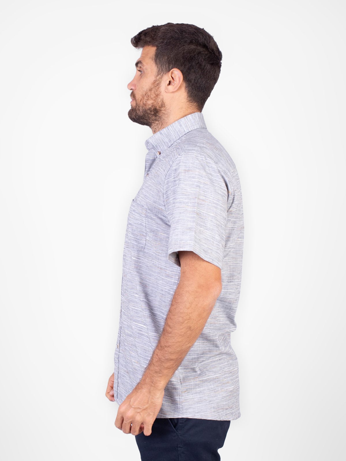 CAMISA MANGA CORTA LINO HOMBRE PIERRE CARDIN - 3