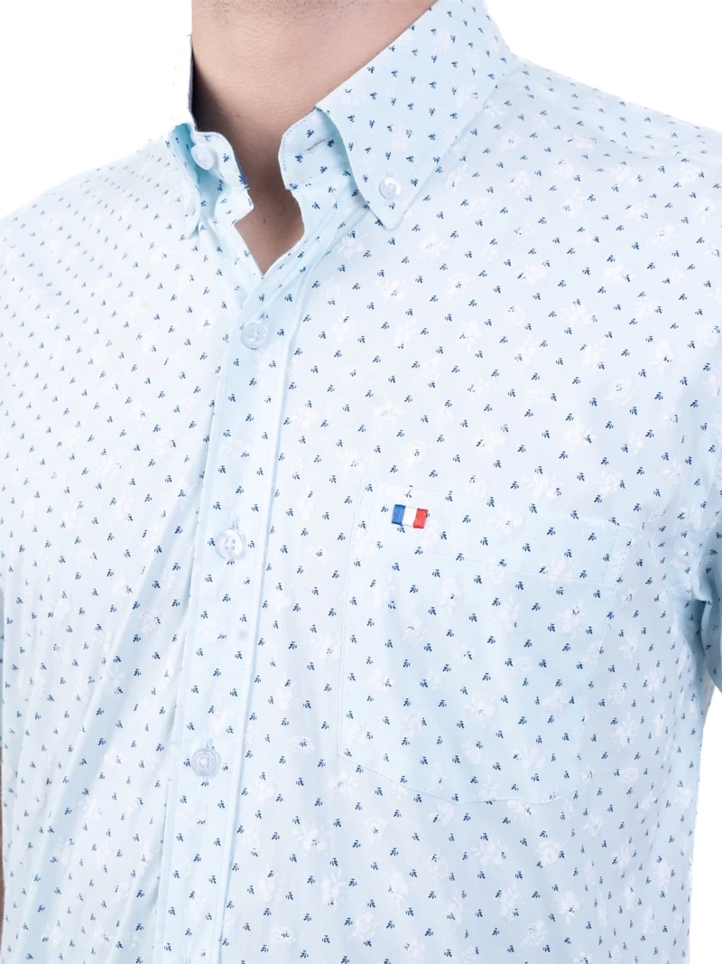 CAMISA MANGA CORTA ALGODÓN HOMBRE PIERRE CARDIN ESTAMPADA - 3
