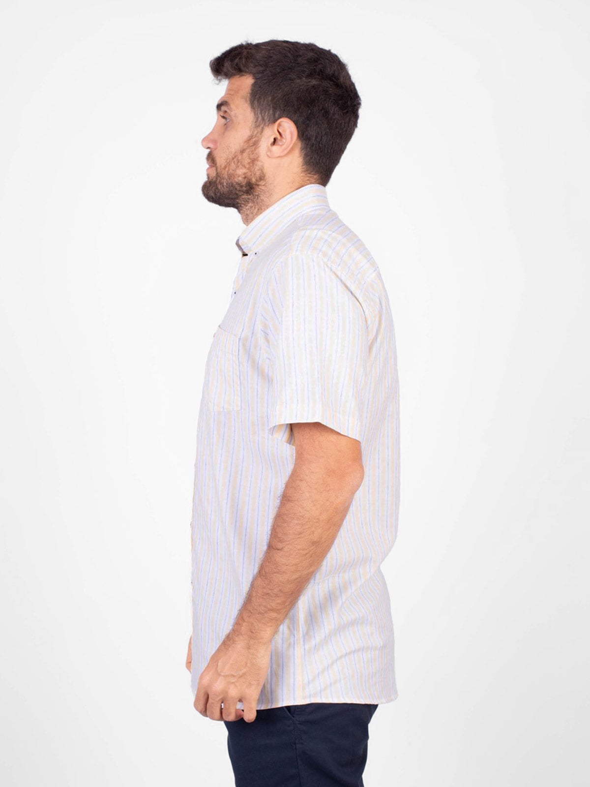 CAMISA ALGODÓN MANGA CORTA HOMBRE PIERRE CARDIN - 3