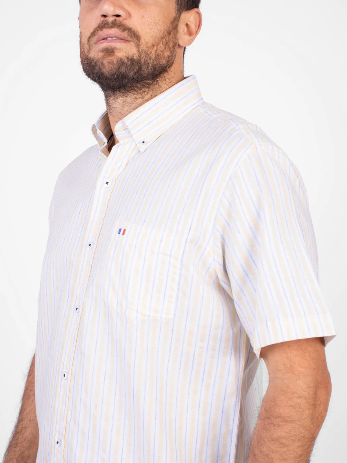 CAMISA ALGODÓN MANGA CORTA HOMBRE PIERRE CARDIN - 4