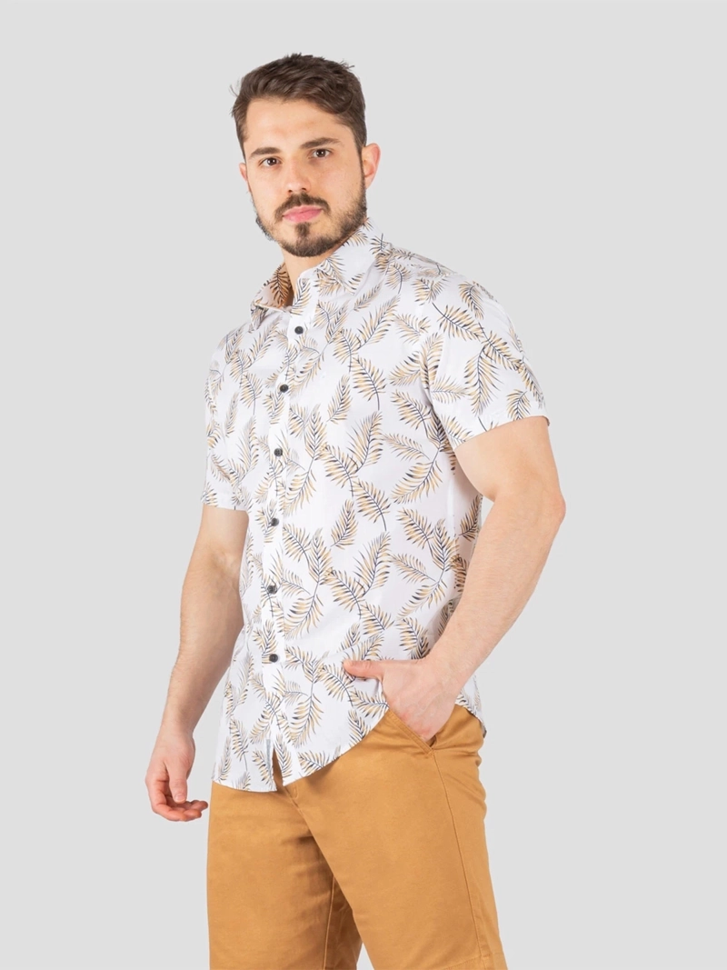 CAMISA ALGODÓN MANGA CORTA HOMBRE JOHN HOLDEN SPORT 9CS205 - 1