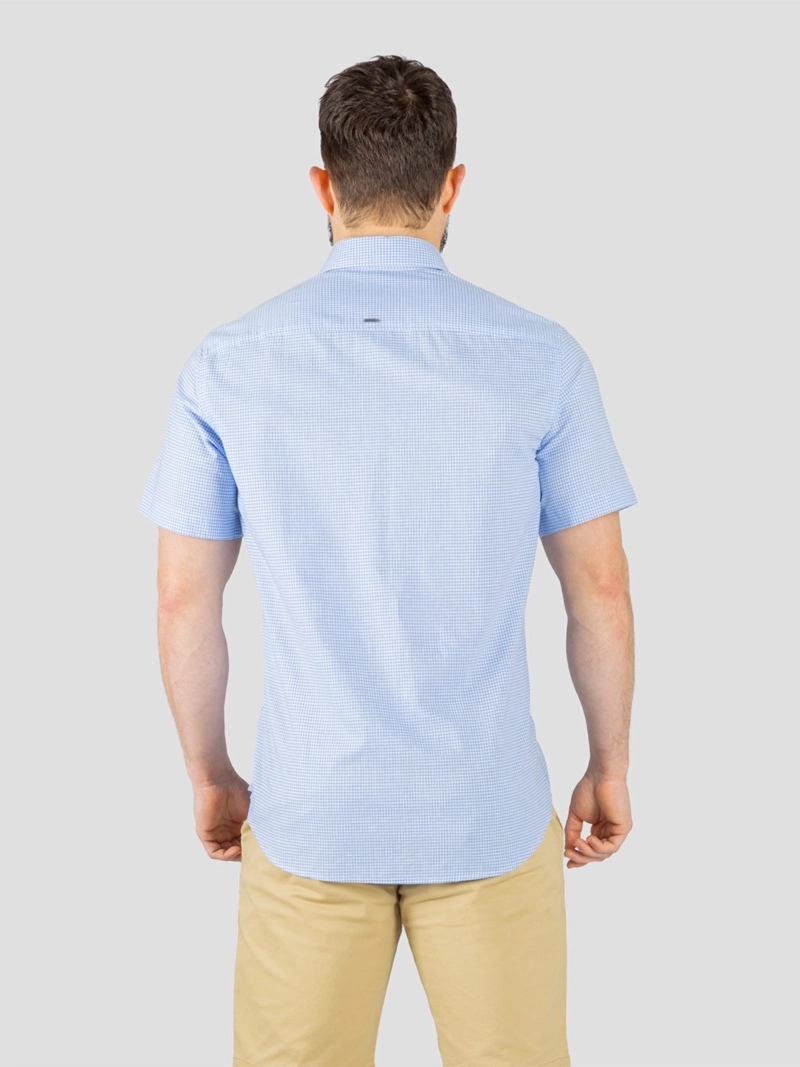 CAMISA ALGODÓN MANGA CORTA HOMBRE JOHN HOLDEN MODA 9CS220 - 2
