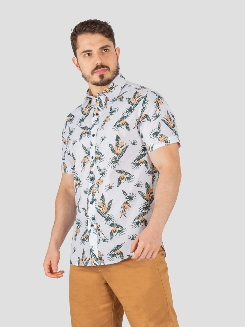 CAMISA ALGODÓN MANGA CORTA HOMBRE JOHN HOLDEN SPORT 9CS224 - 1