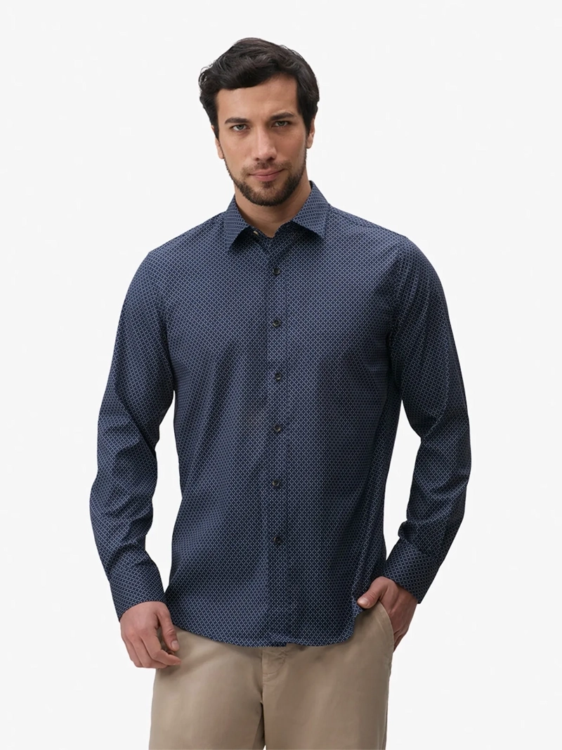 CAMISA ALGODÓN MANGA LARGA HOMBRE JOHN HOLDEN PRINT 9CY626 - 1