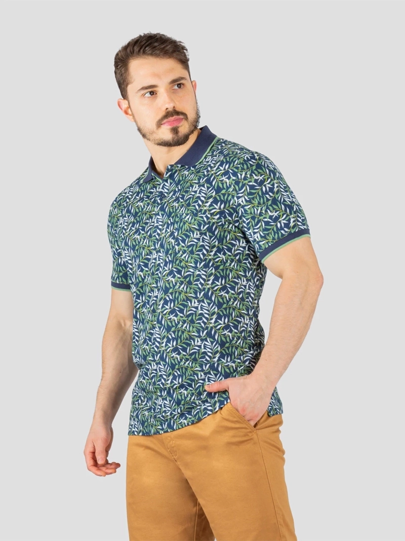 POLO MANGA CORTA HOMBRE JOHN HOLDEN FULLCOBERT EJ1143 - 1
