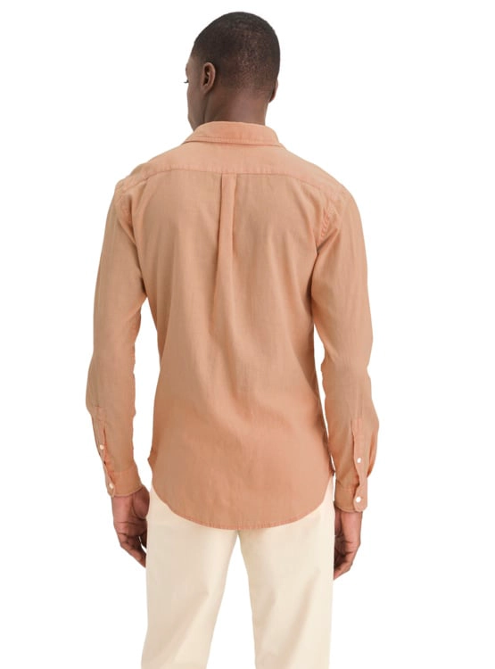 CAMISA MANGA LARGA HOMBRE DOCKERS SLIM ORIGINAL NARANJA - 3