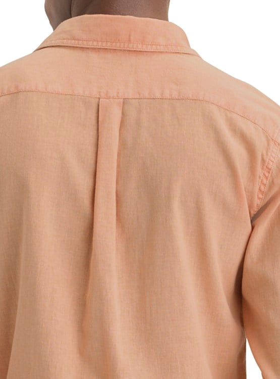 CAMISA MANGA LARGA HOMBRE DOCKERS SLIM ORIGINAL NARANJA - 4