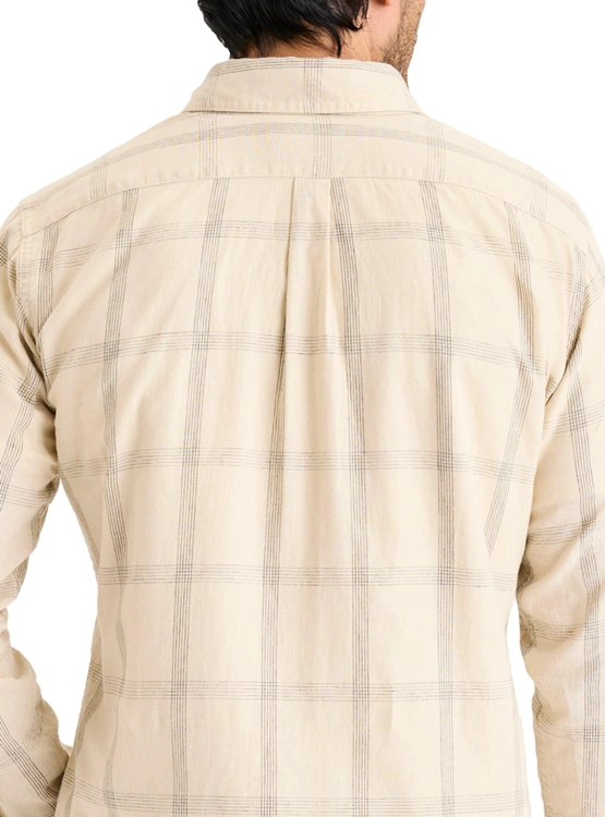CAMISA MANGA LARGA HOMBRE DOCKERS SLIM ORIGINAL CAQUI - 4