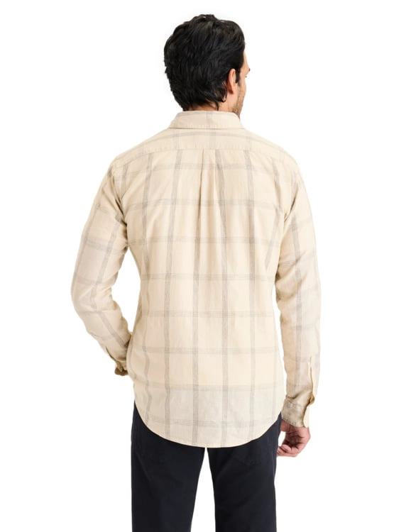 CAMISA MANGA LARGA HOMBRE DOCKERS SLIM ORIGINAL CAQUI - 3