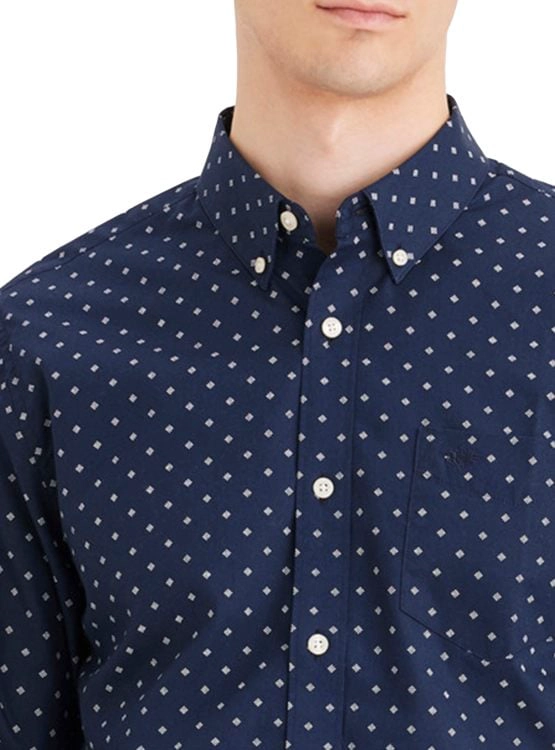 CAMISA MANGA LARGA HOMBRE DOCKERS SIGNATURE AZUL - 2