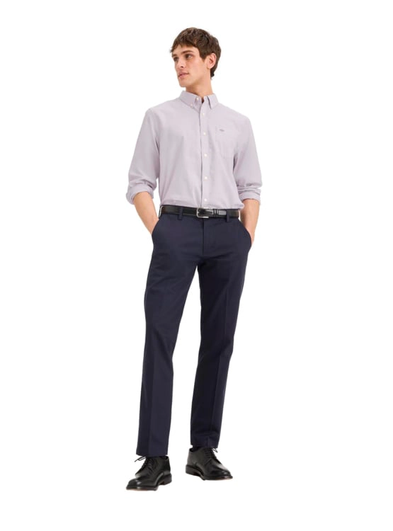 CAMISA MANGA LARGA HOMBRE DOCKERS SIGNATURE MORADO - 3