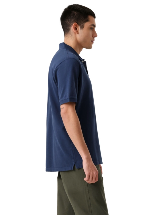 POLO MANGA CORTA HOMBRE DOCKERS PIQUE AZUL - 2