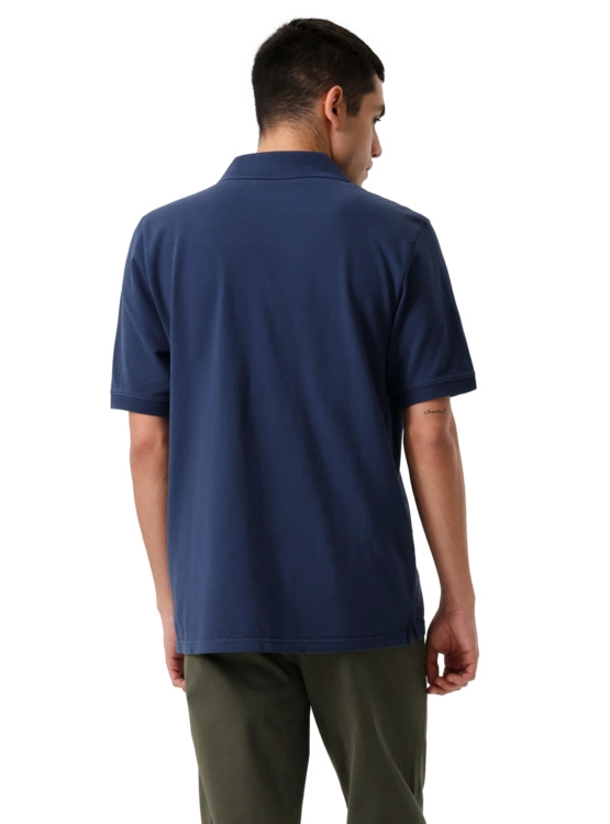POLO MANGA CORTA HOMBRE DOCKERS PIQUE AZUL - 3