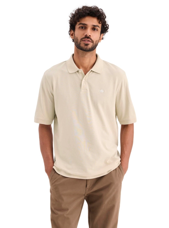 POLERA MANGA CORTA HOMBRE DOCKERS PIQUE CAQUI - 1