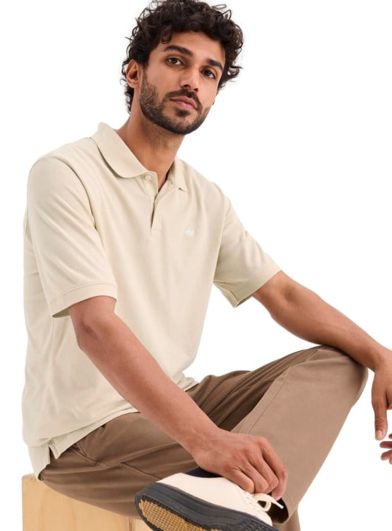 POLERA MANGA CORTA HOMBRE DOCKERS PIQUE CAQUI - 3